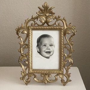 Ornate metal picture frame VINTAGE